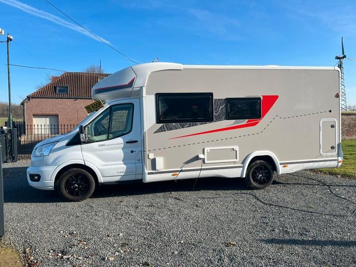 Challenger 380 automaat, 170 pk, 5 pers., 2024, prima staat, Caravans en Kamperen, Mobilhomes, Particulier, tot en met 5, Half-integraal