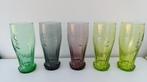 Gekleurde Coca Cola Glazen, Verzamelen, Glas en Drinkglazen, Ophalen, Nieuw, Frisdrankglas