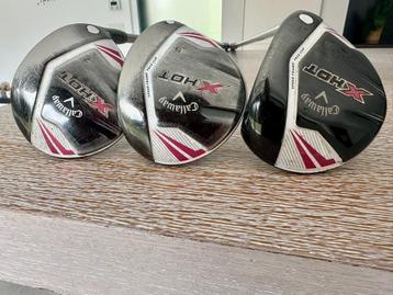 Clubs de golf série bois 3, 5, 7 CALLAWAY X HOT dame beschikbaar voor biedingen