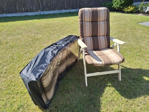 set van 4 verstelbare Tuinstoelen Kettler, Tuin en Terras, Tuinstoelen, Zo goed als nieuw, Kunststof, Inklapbaar, Verstelbaar