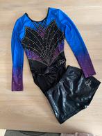 Turnpak met broekje 12-13j prof., Sport en Fitness, Ophalen, Blauw, Nieuw, Turnpak(je)