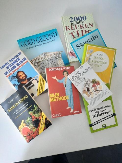 9 boeken over VOEDING, voedselkeuzes, VERMAGEREN !!!, Livres, Santé, Diététique & Alimentation, Comme neuf, Enlèvement ou Envoi
