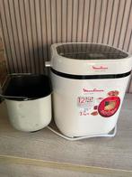 Broodmachine Moulinex, Elektronische apparatuur, 400 tot 800 gram deeg, Ophalen, Met timer, Gebruikt