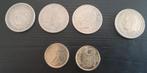 6x5 pesetas van Spanje 1957-1975-1982-1983-1998-1999, Ophalen of Verzenden, Setje