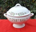 soupière en faience de nimy decor fleur, Antiquités & Art, Enlèvement ou Envoi