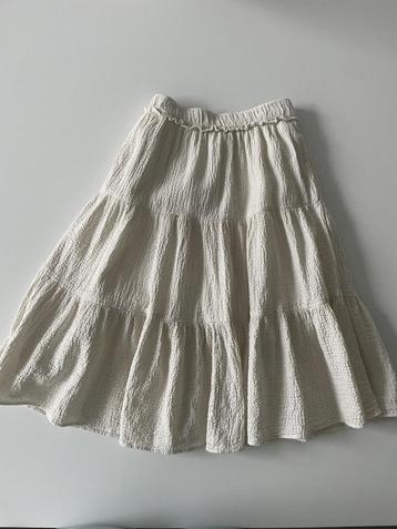 Jupe écrue taille 122, Robe ou Jupe, Enlèvement ou Envoi, Comme neuf, Zara