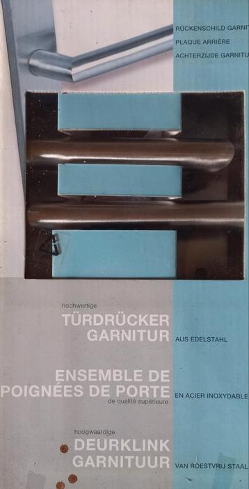 6 sets van 2 stuks inox deurkrukken, nieuw beschikbaar voor biedingen