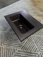 Zwarte composietmarmer wastafel / lavabo splinter nieuw!, Ophalen, Zo goed als nieuw, Wastafel