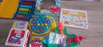 Pakket gezelschap spelletjes en ook educatief  voor te leren, Ophalen, Gebruikt