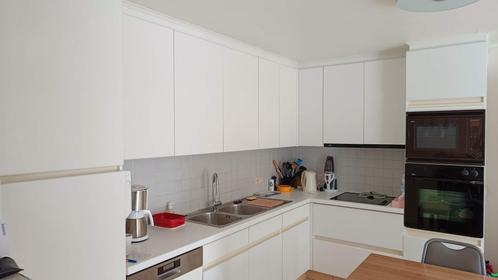 Keuken wit, Huis en Inrichting, Keuken | Complete keukens, Gebruikt, Hoekkeuken, Wit, Hout, Greeploos, Ophalen