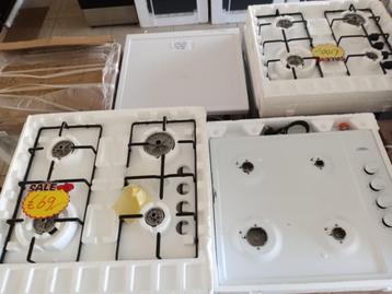 Diverse nieuwe gaskookplaten aardgas of butagas actieprijs beschikbaar voor biedingen