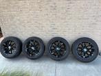 Zwarte velgen + winterbanden BMW 1, Auto-onderdelen, Banden en Velgen, Ophalen, Gebruikt, Velg(en), 16 inch