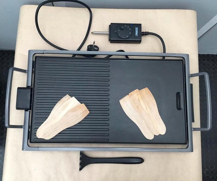 Princess Table Chef Fiësta 103020 - Bak- en Grillplaat, Elektronische apparatuur, Grillplaten, Zo goed als nieuw, Tafelgrill, Ophalen of Verzenden
