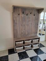Kapstok van steigerhout. Met opbergmandjes., Huis en Inrichting, Woonaccessoires | Kapstokken, Ophalen, Zo goed als nieuw