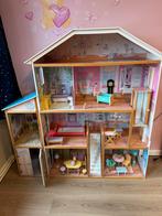 Maison de poupee Kidkraft et meubles en bois, Enlèvement, Comme neuf