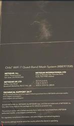 NETGEAR Orbi Système WiFi 7, Computers en Software, WiFi-versterkers, Ophalen