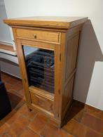 Eiken kast met Kenwood stereo en Lenco platenspeler, Ophalen, Gebruikt