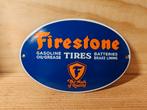Firestone emaille bord, Verzamelen, Ophalen of Verzenden, Zo goed als nieuw, Reclamebord
