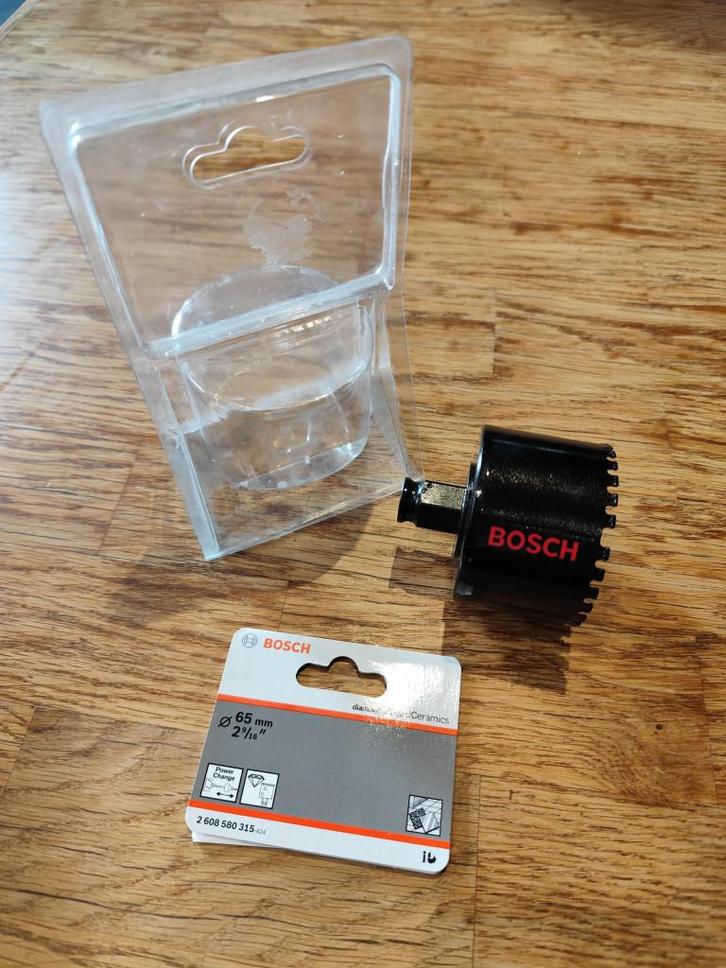 Scie cloche 65mm neuve ref 2608580315, Bricolage & Construction, Outillage | Scies mécaniques, Neuf, Autres types, Enlèvement