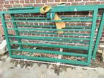 Metalen poort 2 delig, Tuin en Terras, Tuinhekken en Hekwerk, Ophalen, Gebruikt, IJzer, Spijlenhekwerk