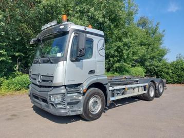 Mercedes Antos 2743 6x2/4 containerwagen-MotorPTO beschikbaar voor biedingen