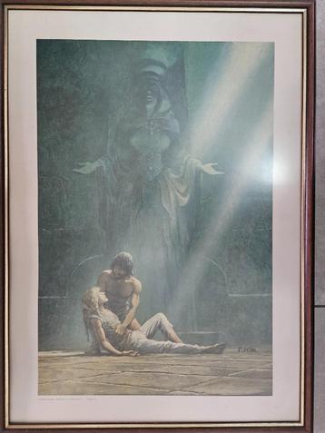 AFFICHE THORGAL - LA CITE DU DIEU PERDU, Enlèvement, Avec cadre