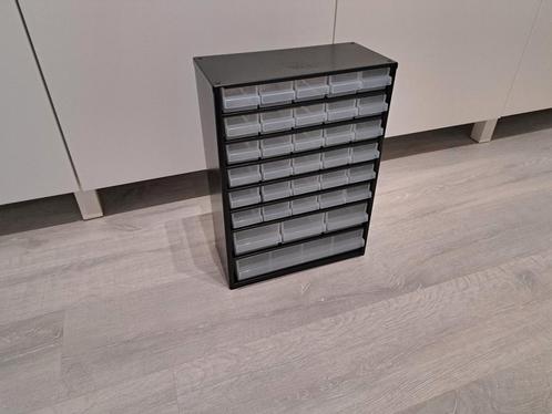 Raaco ladenkast 34 laden (metaal/zwart) 12 stuks, Huis en Inrichting, Kasten | Ladekasten, Nieuw, Minder dan 100 cm, Minder dan 50 cm