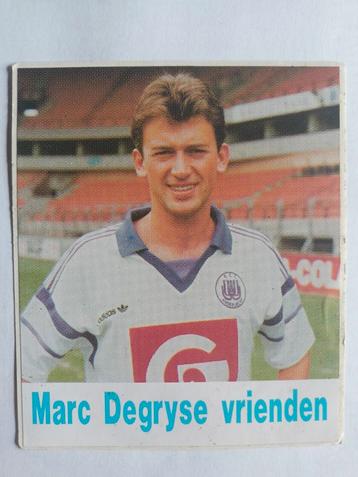 Autocollant de football RSCA Marc Degryse Anderlecht, Enlèvement ou Envoi, Comme neuf