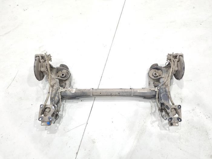 Achteras voorwielaandrijving van een Peugeot Partner, Auto-onderdelen, Remmen en Aandrijving, Peugeot, Gebruikt, 3 maanden garantie