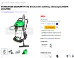 Stahlwerk wet en dry cleaner, Ophalen, Gebruikt, Stofzuiger, 2000 watt of meer