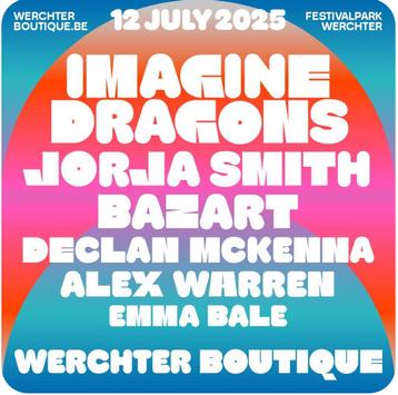 2 tickets - Werchter Boutique beschikbaar voor biedingen