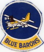 patch 62nd Tactival Airlift Sqn Blue Barons - C-130 Hercules, Verzamelen, Embleem of Badge, Luchtmacht, Verzenden