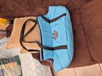 Lichtblauwe draagtas voor katten of honden met rits, Dieren en Toebehoren, Ophalen of Verzenden, Zo goed als nieuw