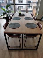 Voleiken tafel, Huis en Inrichting, Tafels | Eettafels, 200 cm of meer, 100 tot 150 cm, Gebruikt, Rechthoekig