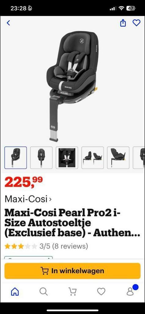 Autostoel met familyfix isofix, Kinderen en Baby's, Autostoeltjes, Zo goed als nieuw, Isofix, Ophalen