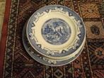 Schotel en 3 borden Boch, decor Yeddo., Antiek en Kunst, Ophalen