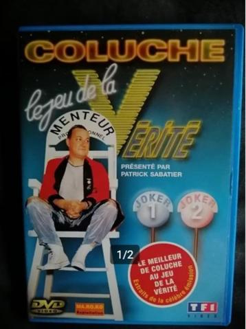 DVD Coluche - Le jeu de la vérité - Patrick Sabatier beschikbaar voor biedingen