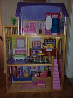 Poppenhuis met meubeltjes 35€, Enlèvement, Maison de poupées