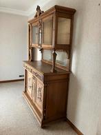 Antieke vitrinekast., Huis en Inrichting, Ophalen, Gebruikt