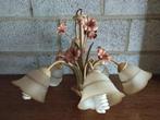 Vintage kroonluchter met bloemenpatroon, Antiek en Kunst, Ophalen
