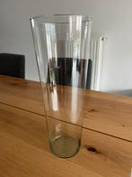 Vase en verre - forme évasée, Ophalen, Zo goed als nieuw, Glas, Minder dan 50 cm