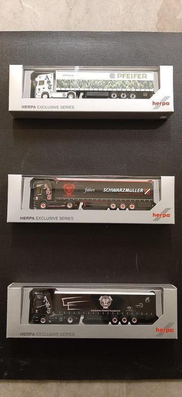 Herpa Série Exclusive/3x Scania Andreas Schubert Transporte