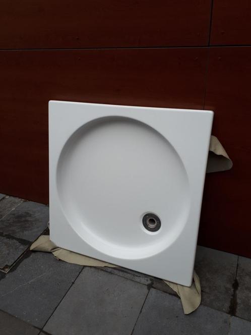 Douchetub 90x90 /wandlamp 80cm.v.badk., Huis en Inrichting, Tafels | Salontafels, Zo goed als nieuw, 50 tot 100 cm, 100 tot 150 cm