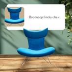 Design fauteuil BoConcept Imola – blauw (origineel!), Ophalen, Gebruikt, Metaal
