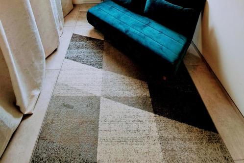 Tapis design graphique tons neutres – 160 x 230 cm – Très bo, Huis en Inrichting, Stoffering | Tapijten en Vloerkleden, Zo goed als nieuw