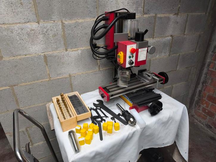 Fraiseuse d’établi PAULIMOT SX2L+ nombreux accessoires, Bricolage & Construction, Outillage | Fraiseuses, Comme neuf, Enlèvement ou Envoi