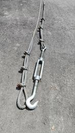 5 câbles en acier, 32m par pièce, Bricolage & Construction, Enlèvement, Comme neuf