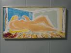 Emile Raes. Liggend naakt., Ophalen