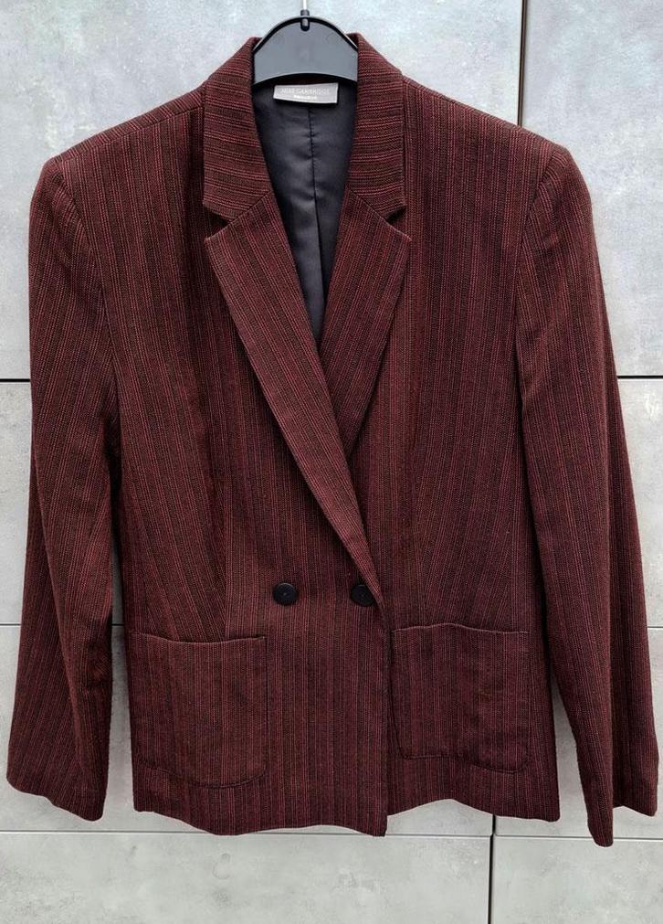 blazer M42/44 - roestbruin met fijn roze streepje, Kleding | Dames, Jasjes, Kostuums en Pakken, Roze, Ophalen
