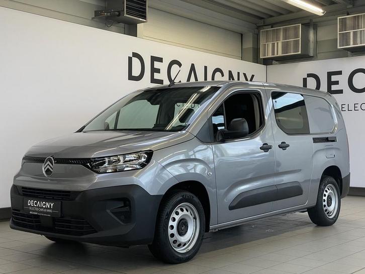 Citroen Berlingo 1.5D Crew Cab Dubbel Cabine Lichte vracht*, Autos, Camionnettes & Utilitaires, Entreprise, ABS, Airbags, Air conditionné